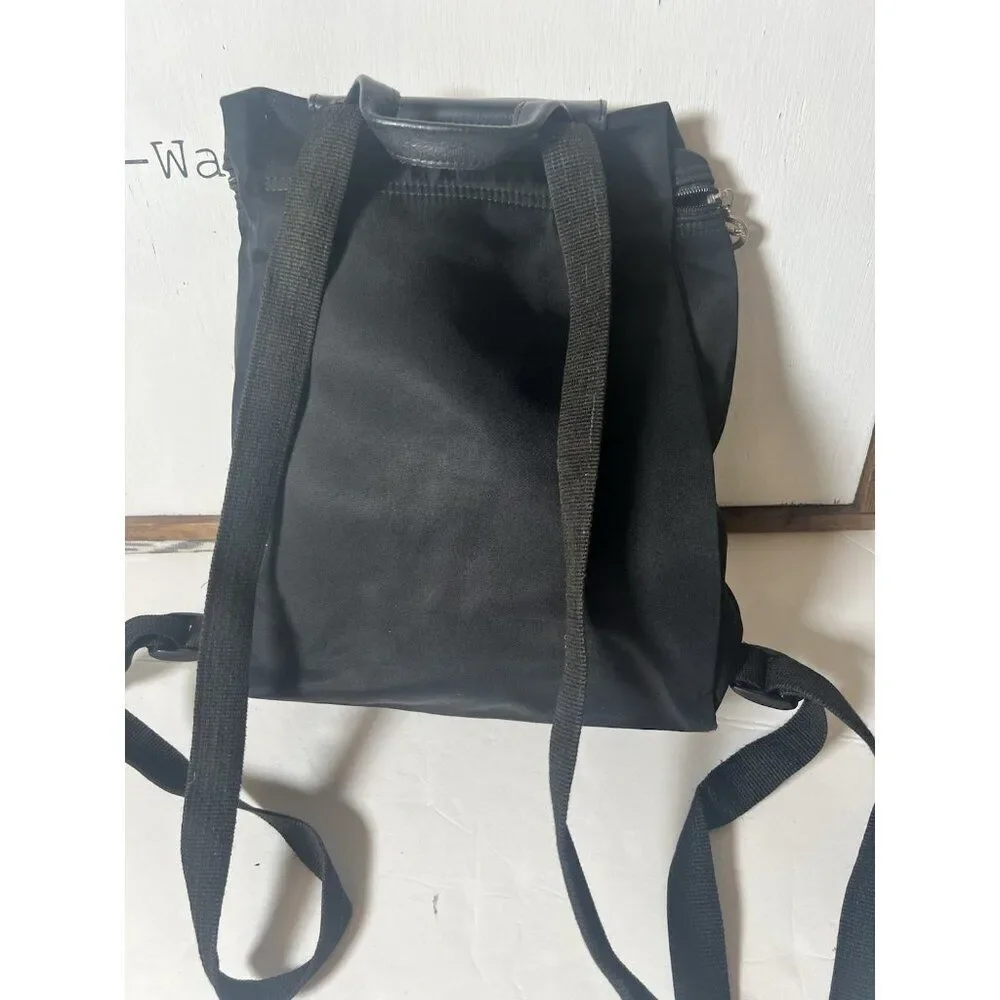 longchamp Le Pliage Medium Back Pack Black - Picture 3 of 7